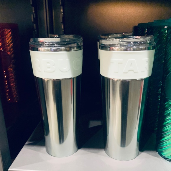 Starbucks Mint Green Cold Brew Cup Stainless Steel Rubber Grip Tumbler New 2023 - Picture 7 of 10